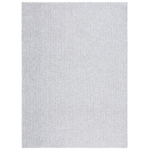 Sólido y tonal gris/marfil alfombra 90 x 150