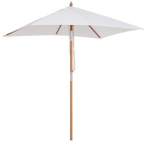 Sombrilla de jardín 200x150x235 cm crema