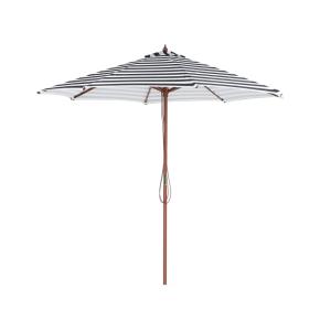 Sombrilla de jardín 260 cm negro
