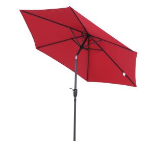 Sombrilla de jardín 260x260x235 cm rojo