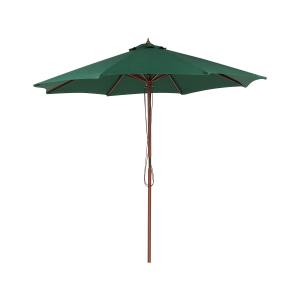Sombrilla de jardín 270 cm verde oscuro