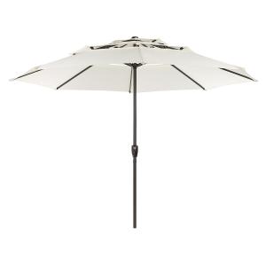 Sombrilla de jardín 285 cm beige claro