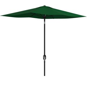 Sombrilla de jardín 290x205x248 cm verde