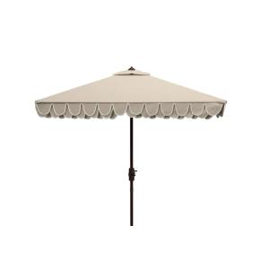 Sombrilla de metal beige