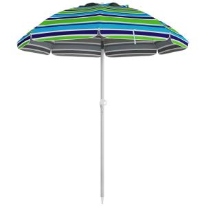 Sombrilla de playa 178x178x205 cm multicolor