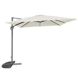 Sombrilla offset 3x3 m crudo