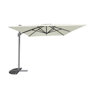 Sombrilla offset 4x3 m crudo