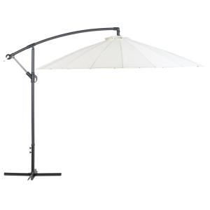Sombrilla sin volantes 268 cm beige claro