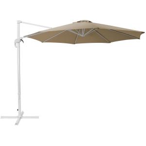 Sombrilla sin volantes 300 cm arena beige