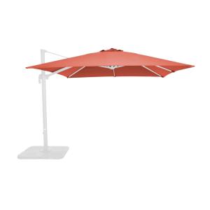 Sombrilla voladiza de 3x3 m, color terracota