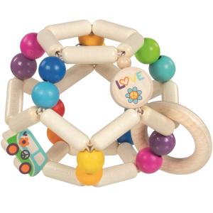 Sonajero elástico pelota furgoneta arcoíris