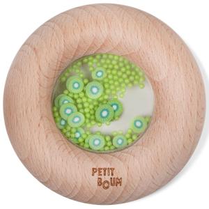 Sonajero sensorial Donut Frutas Vert 7 x 7 x 2 cm
