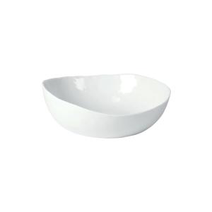 Sopa de porcelana blanca