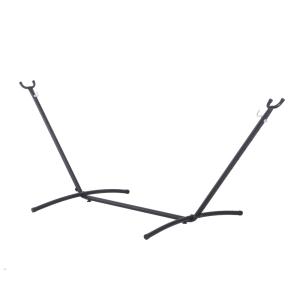 Soporte ajustable para hamaca 286x117x110cm negro