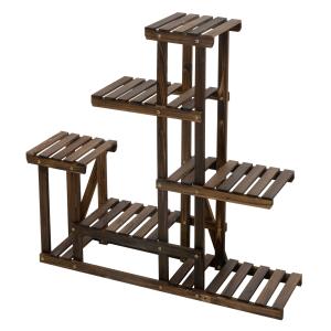Soporte decorativo de madera para plantas 95x27,5x96,5 cm p…