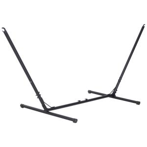 Soporte para hamaca 388x109x116 cm negro