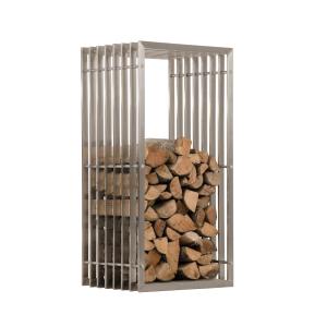 Soporte para troncos de madera en Metal Acero inoxidable