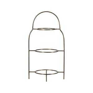 Soporte plano de acero inoxidable dorado