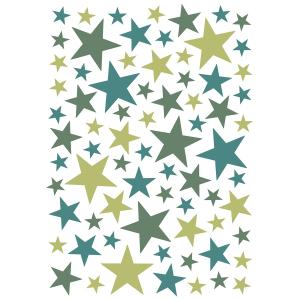 Sticker de vinilos estrellas 29,7x42 cm