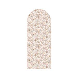 Sticker en vinilo arco florecitas crema 60x150 cm