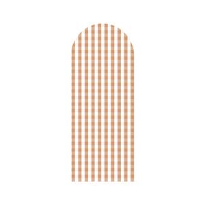 Sticker en vinilo arco vichy marrón 60x150 cm