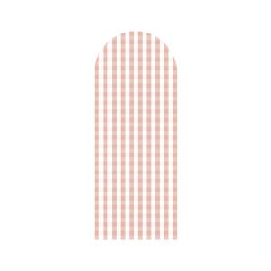 Sticker en vinilo arco vichy rosa 60x150 cm