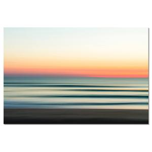 Sunset lines cuadro contemporánea impresión sobre lienzo 60…