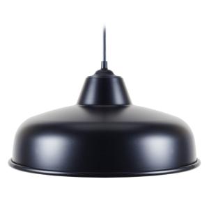 Suspensión campana  metal  Alt. 75 cm  pantalla negro