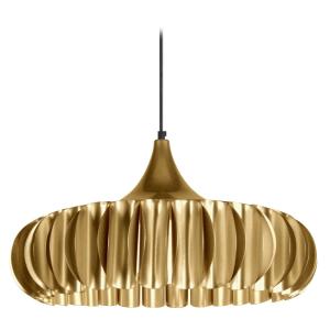Suspensión cono metal Alt. 80 cm pantalla dorado