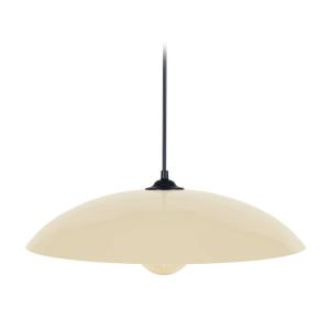 Suspensión  cúpula  metal  Alt. 70 cm  pantalla beige