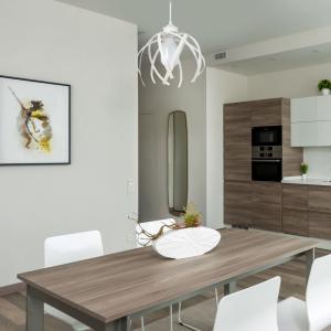 Suspensión globo metal blanco pantalla blanco