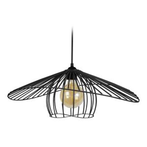 Suspensión irregular metal pantalla negro