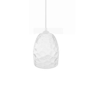 Suspensión  metal Alt.100cm blanco  ;Pantalla:  transparent…