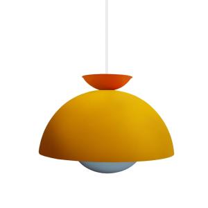 Suspensión metal Alt.110cm AMARILLO ,blanco  ;Pantalla:  AM…