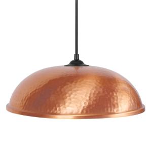 Suspensión  metal Alt.70cm cobre   ;Pantalla:  cobre