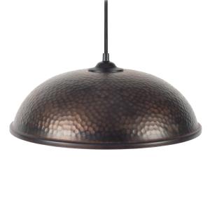 Suspensión metal Alt.70cm negro ;Pantalla:  negro ,cobre