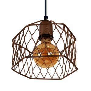 Suspensión metal Alt.77cm  marrón    ;Pantalla:   marrón