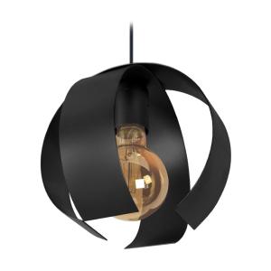 Suspensión metal Alt.77cm negro  ;Pantalla:  negro