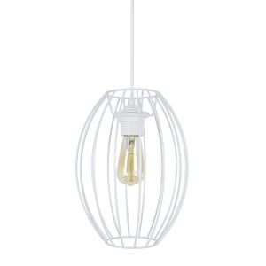 Suspensión metal Alt.85cm negro ;Pantalla:   blanco o