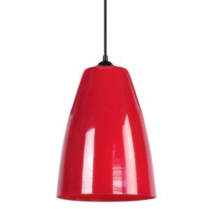 Suspensión ojivalmetal Alt. 78 cm pantalla rojo
