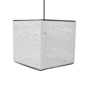 Suspensión tosel ,fibre ,blanco,a 90xd20x p 20cm