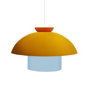 Suspensión  tosel ,metal,amarillo,a110xd29xp29 cm