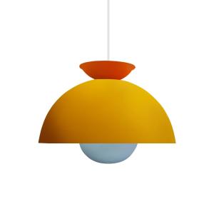 Suspensión  tosel ,metal,amarillo,a110xd30xp30cm