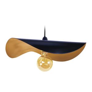 Suspensión  tosel ,metal ,azul , a 65xd40xp40cm