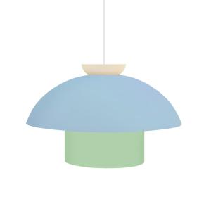 Suspensión  tosel ,metal,azul  ,a110xd29xp29cm