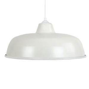 Suspensión tosel ,metal ,blanco ,a 75xd 32x p 32cm
