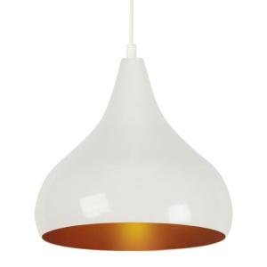 Suspensión tosel ,metal,blanco  ,a85xd27xp27cm