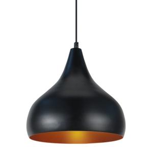 Suspensión  tosel ,metal,negro,a85xd27xp27cm