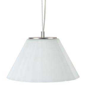 Suspensión vidrio Alt.80cm aluminio ;Pantalla:   blanco