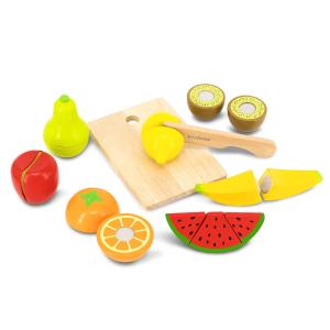 Tabla de cortar frutas para niños de madera natural multico…